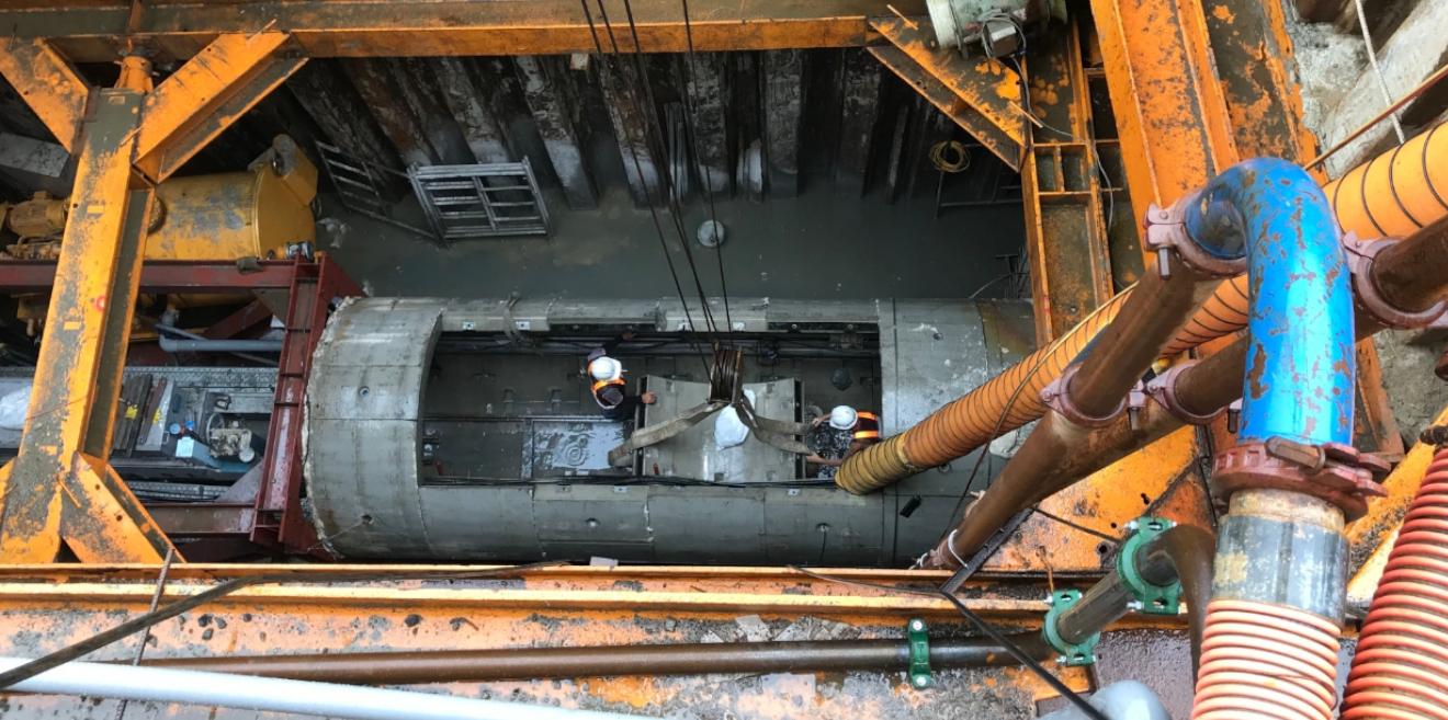 東湖∮1000mm輸水幹管潛盾統包工程