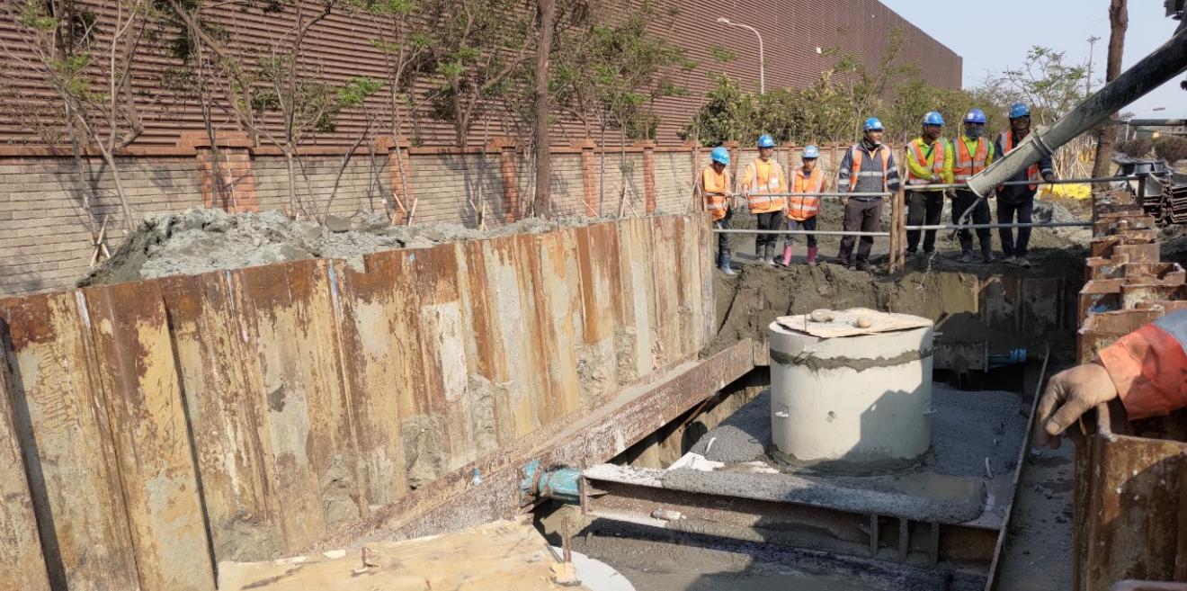中佳電力公司燃氣複循環電廠電源線之EPC統包工程-土木電源線管路埋設工程